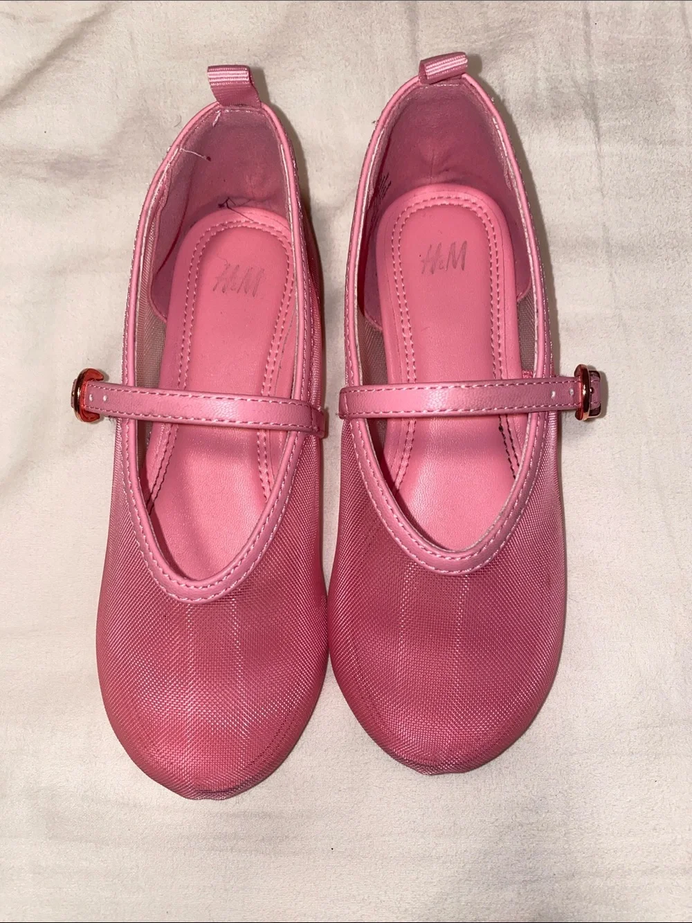 H&M Girls' Rose Pink Mary Jane Shoes